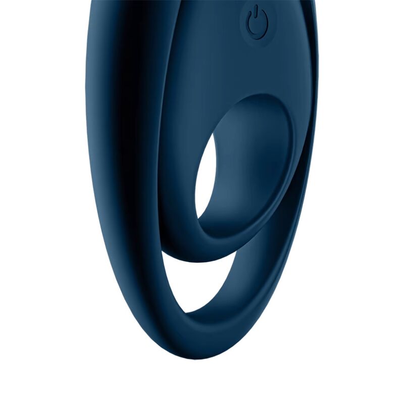 SATISFYER - VIBRATORE AD ANELLO GLORIOUS DUO BLU – Cockring con vibrazione – foto 2
