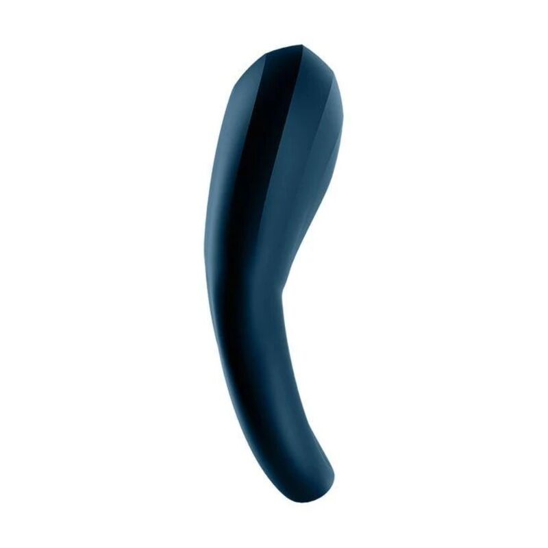 SATISFYER - APP VIBRATORE AD ANELLO EPIC DUO BLU – Cockring con vibrazione – foto 2