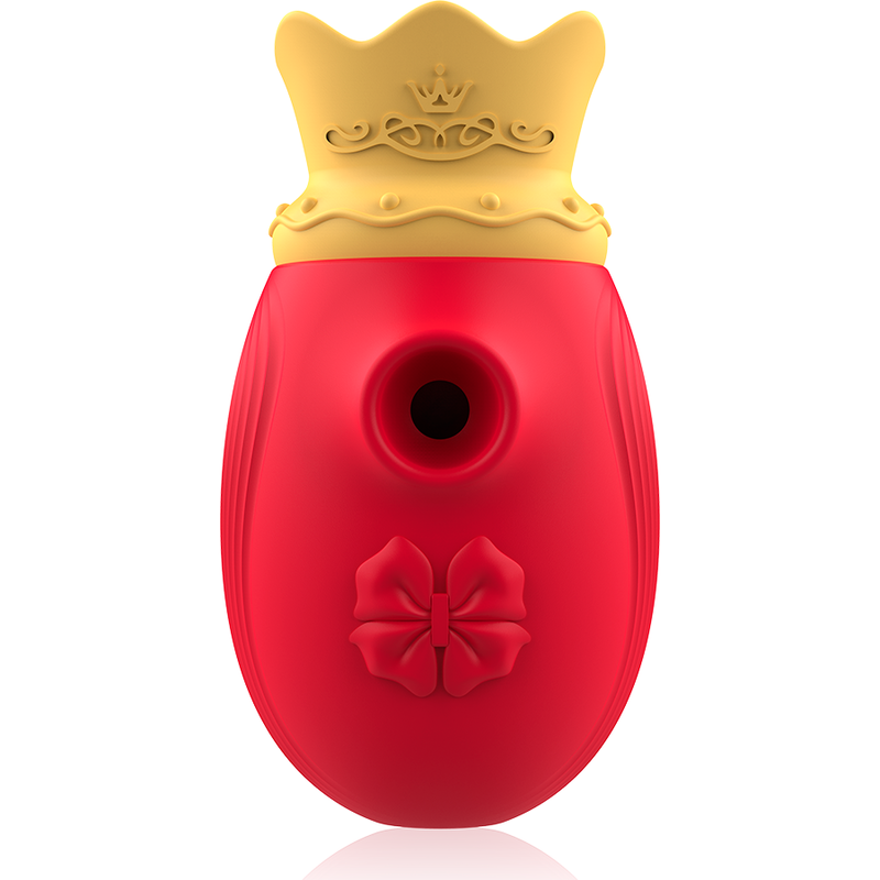 INTENSE - STIMOLATORE CLITORIDEO 10 MODALITÀ DI ASPIRAZIONE E LECCATURA - ROSSO – Stimolatore d'aria con vibrazione