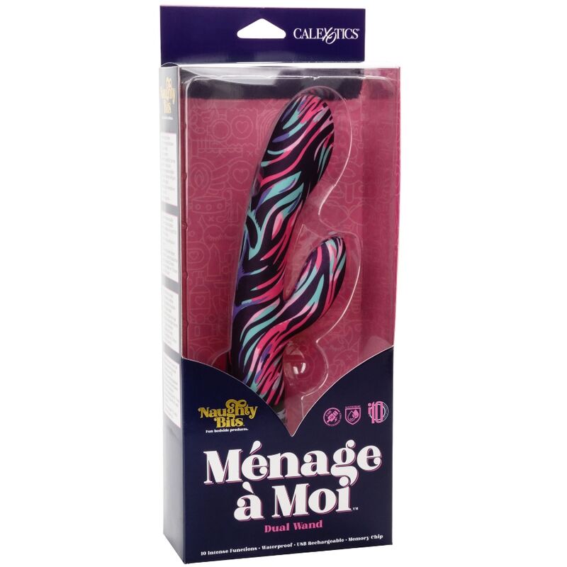 CALEXOTICS - MENAGE UN VIBRATORE MOI DUAL WAND – Vibratori di coniglio – foto 9