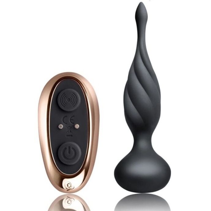 ROCKS-OFF - STIMOLATORE ANALE DISCOVER - NERO – Telecomando