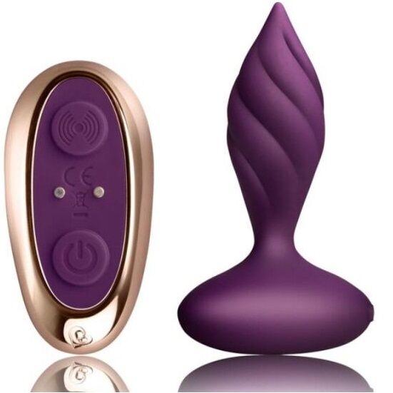 ROCKS-OFF - STIMOLATORE ANALE DESIRE - LILLA – Telecomando