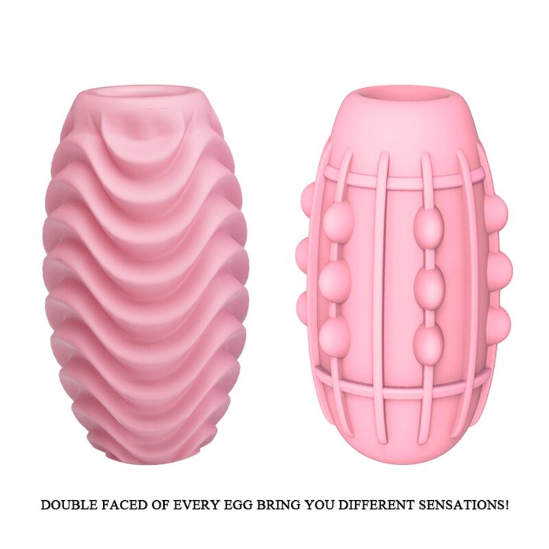 PRETTY LOVE - UOVO MASTURBATORE A DOPPIA FACCIA ROSA – Vagine con vibrazione – foto 3