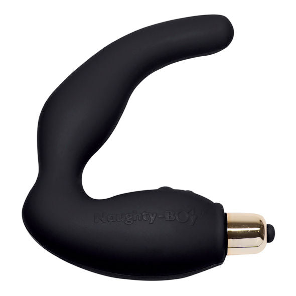 ROCKS-OFF - MASSAGGIATORE PUNTO G MASCHIO NAUGHTY-BOY 7 V NERO – Vibratori anali