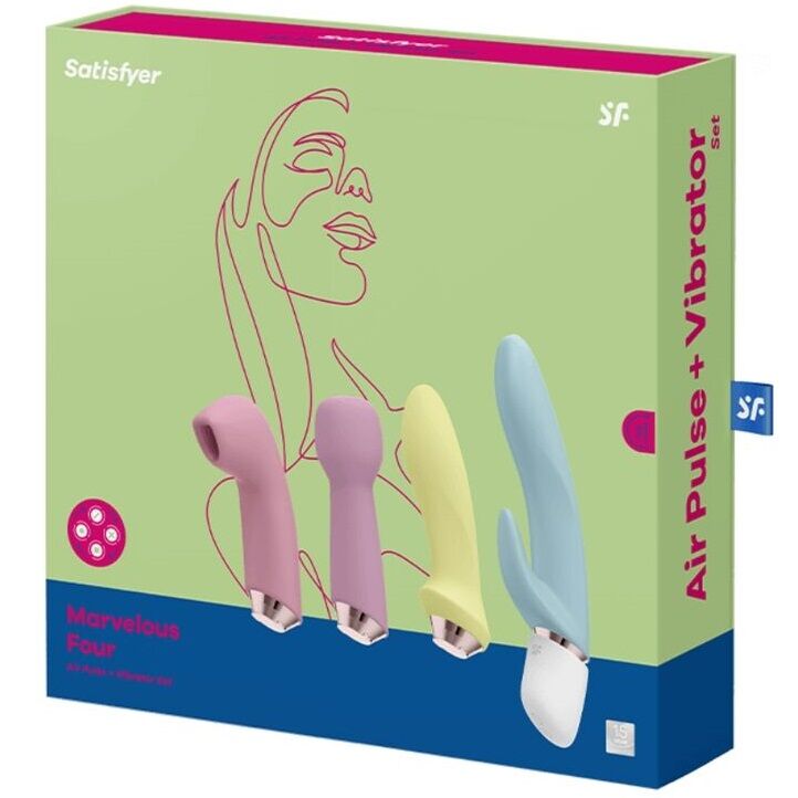 SATISFYER - MARVELOUS FOUR SET VIBRATORE E IMPULSO – kit Sex Toys – foto 2