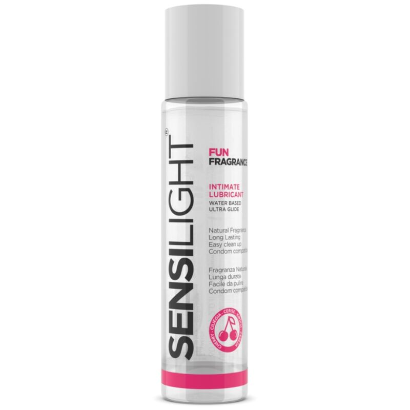 INTIMATELINE - LUBRIFICANTE ALLA CILIEGIA A BASE ACQUA SENSILIGHT 60 ML – Con sapori deliziosi
