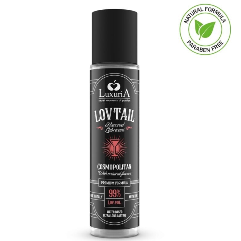INTIMATELINE - LUBRIFICANTE A BASE ACQUA LUXURIA LOVTAIL COSMOPOLITAN 60 ML – Con sapori deliziosi