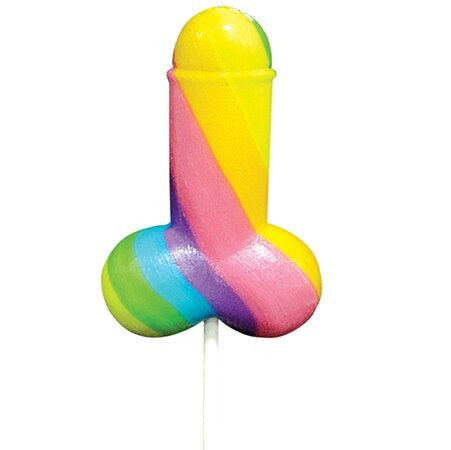 PRIDE - SPENCER & FLEETWOOD LECCA LILLIPOP LGBT CAZZO ARCOBALENO – Dolcetti divertenti