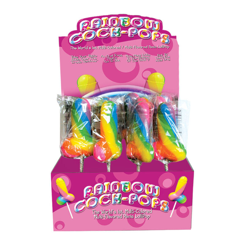 PRIDE - SPENCER & FLEETWOOD LECCA LILLIPOP LGBT CAZZO ARCOBALENO – Dolcetti divertenti – foto 2
