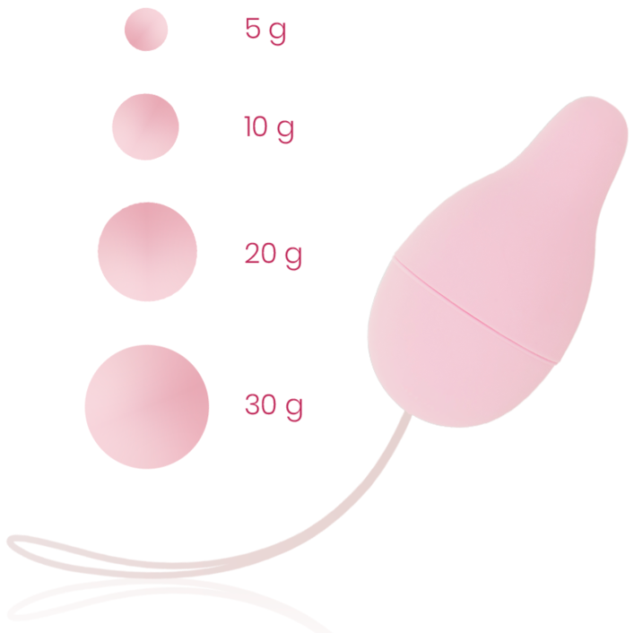 OHMAMA - SISTEMA DI PESO KEGEL PER SVILUPPATORE DEL PAVIMENTO PELVICO – Palle di base – foto 3