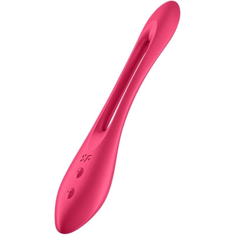 SATISFYER - MULTI VIBRATORE ELASTIC JOY ROSSO – Per il clitoride