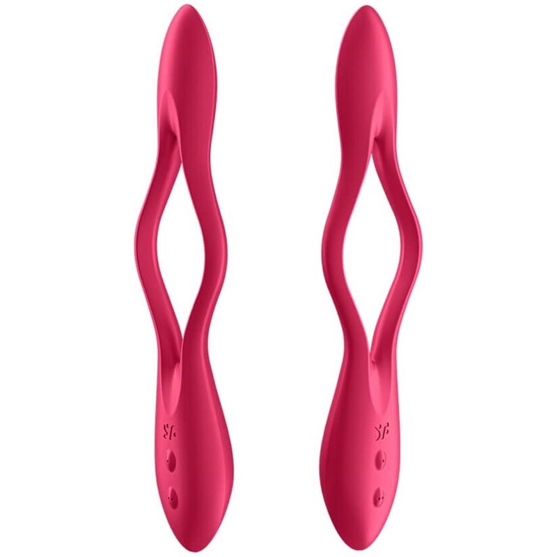 SATISFYER - MULTI VIBRATORE ELASTIC JOY ROSSO – Per il clitoride – foto 2