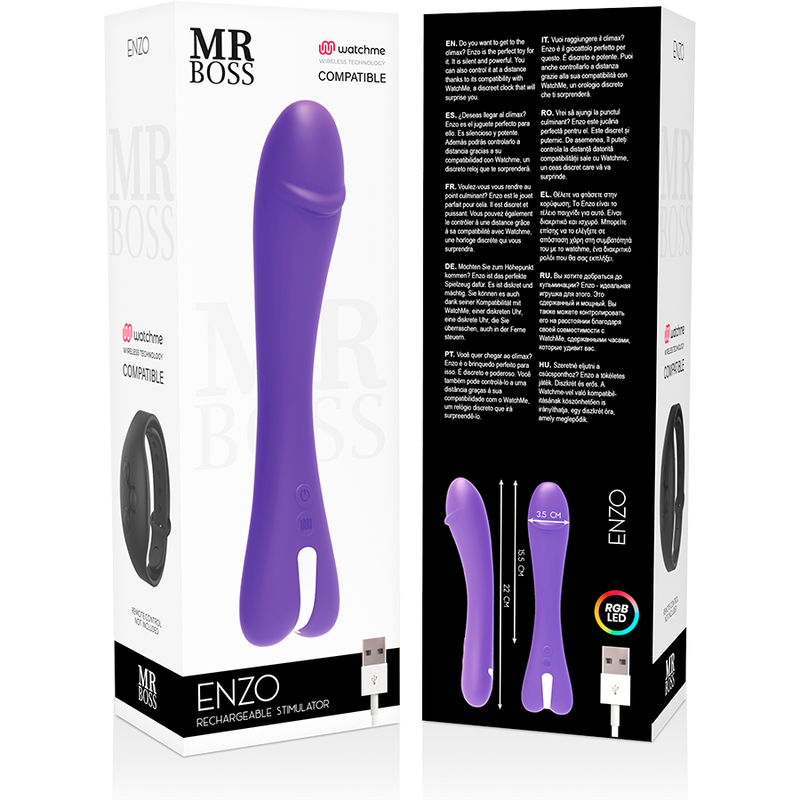 MR BOSS - ENZO VIBRATORE + TELECOMANDO WATCHME – Telecomando – foto 10