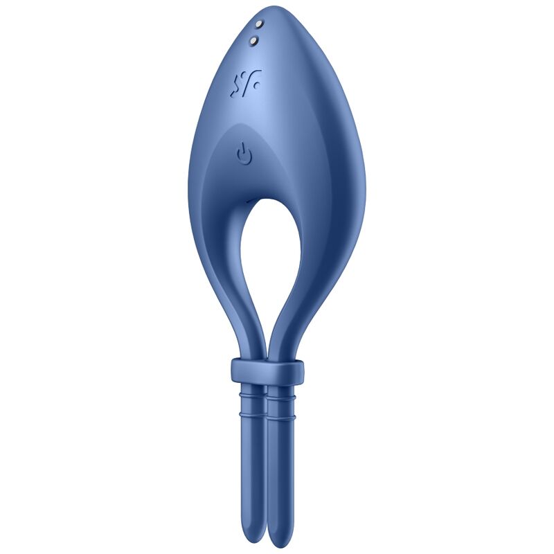 SATISFYER - APP VIBRATORE BULLSEYE RING BLU – Cockring con vibrazione