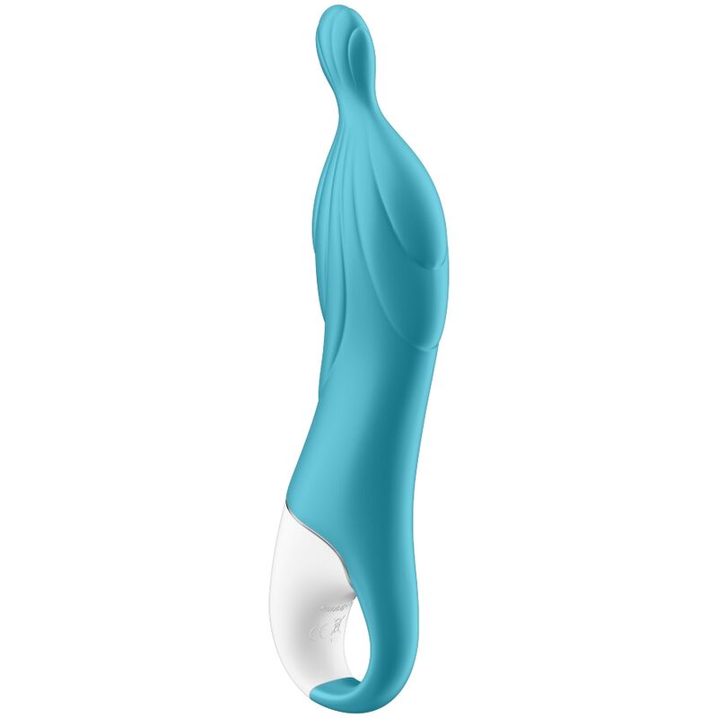 SATISFYER - VIBRATORE AMAZING 2 ASPOT TURCHESE – Classici vibratori anali o vaginali – foto 2