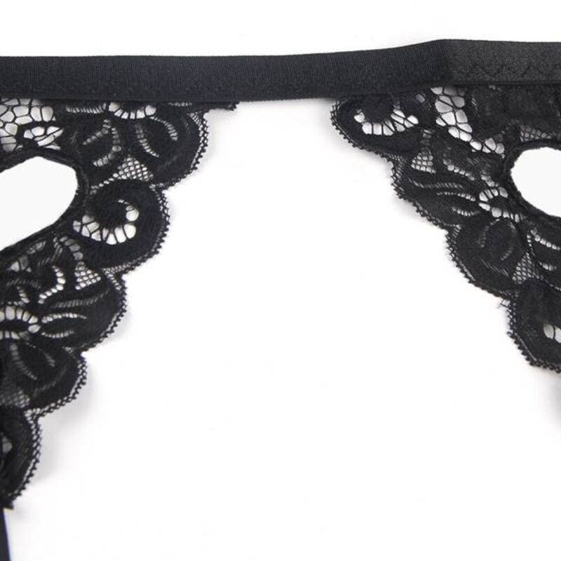 SUBBLIME - SET TRE PEZZI REGGISENO + REGGICALZE + PERIZOMA S/M – Babydoll con reggicalze – foto 4