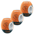 SATISFYER - 3 UOVA MASTURBATORI CRUNCHY – kit Sex Toys