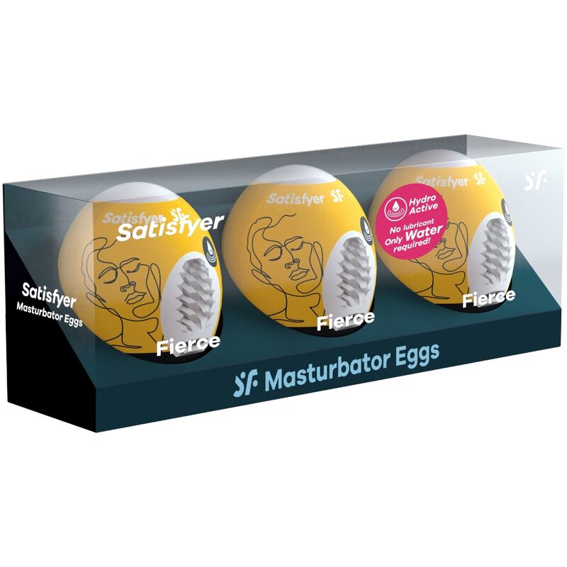 SATISFYER - 3 UOVA MASTURBATORI FIERCE – kit Sex Toys – foto 2