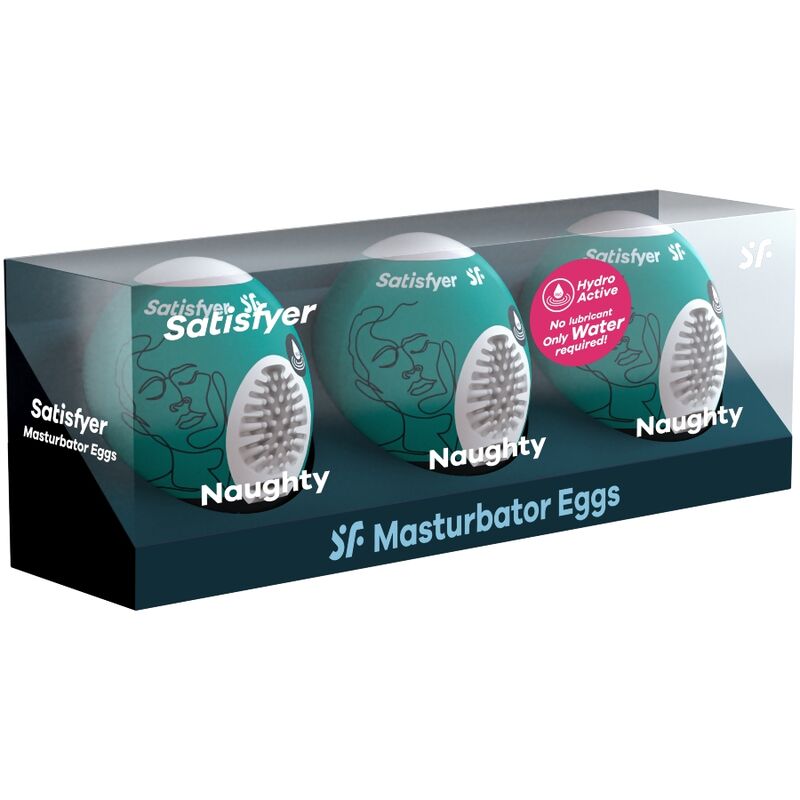 SATISFYER - 3 UOVA MASTURBATORI NAUGHTY – kit Sex Toys – foto 2