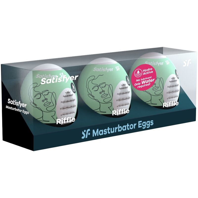 SATISFYER - 3 UOVA MASTURBATORI RIFFLE – kit Sex Toys – foto 2
