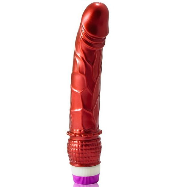BAILE - VIBRATORE REALISTICO ROSSO 23 CM – Vibratori realistici