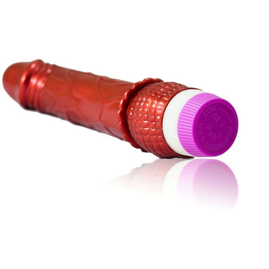 BAILE - VIBRATORE REALISTICO ROSSO 23 CM – Vibratori realistici – foto 2