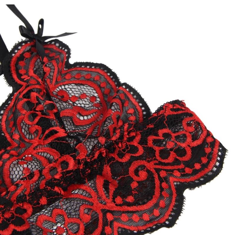 SUBBLIME - SET COMPLETO DUE PEZZI IN PIZZO E PANTALONE M/M – Reggiseno e slip – foto 7