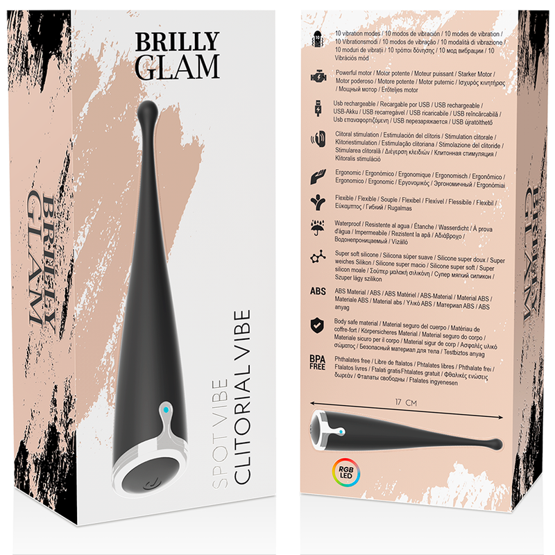 BRILLY GLAM - NERO CLITORIALE SPOT VIBE – Per il clitoride – foto 10