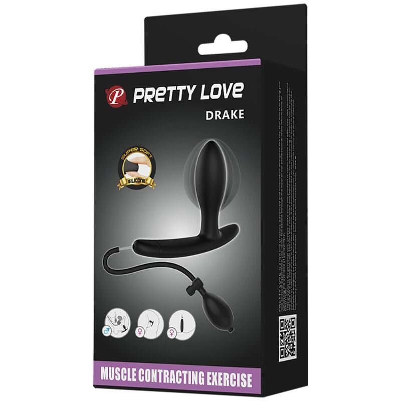 PRETTY LOVE - PLUG ANALE GONFIABILE DRAKE – Tappi anali – foto 4