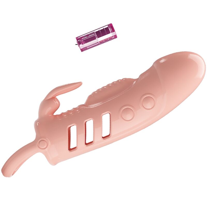 PRETTY LOVE - GUAINA PER PENE CONIGLIO NATURALE SLOANE – Copri pene con estensione – foto 3