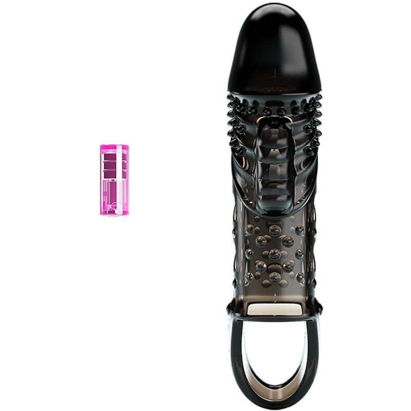 PRETTY LOVE - GUAINA PER PENE NERO CECELIA – Copri pene con estensione – foto 3