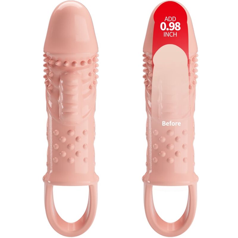 PRETTY LOVE - GUAINA PER PENE NATURALE CECELIA – Copri pene con estensione