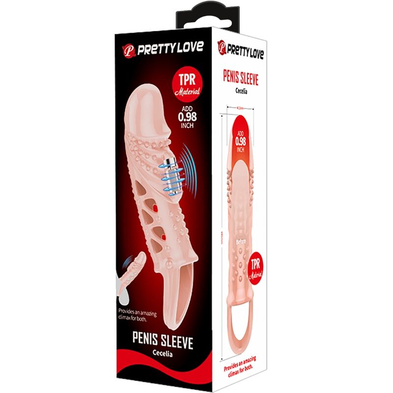 PRETTY LOVE - GUAINA PER PENE NATURALE CECELIA – Copri pene con estensione – foto 5