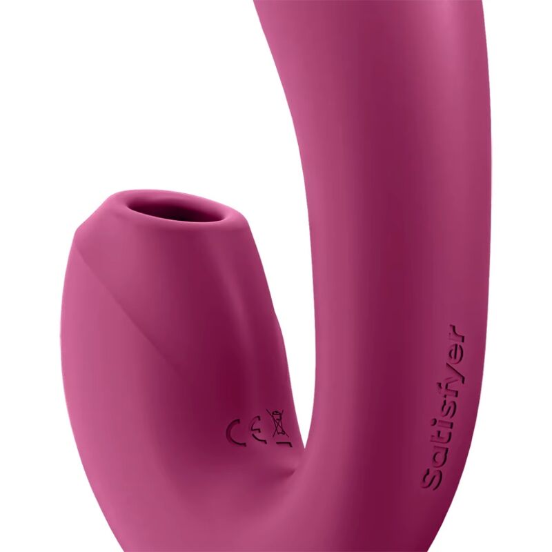 SATISFYER - APP STIMOLATORE E VIBRATORE SUNRAY ROSSO – Vibratori con APP – foto 2
