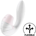 SATISFYER - STIMOLATOR E VIBRAZIONE SUPERNOVA BIANCO – Stimolatore dell'aria nessuna vibrazione