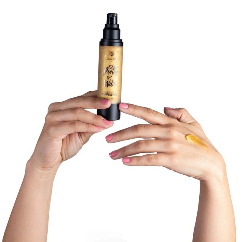 SECRETPLAY - OLIO CORPO PRETTY BUT WILD GLOW 50 ML – Luminosità del corpo – foto 2