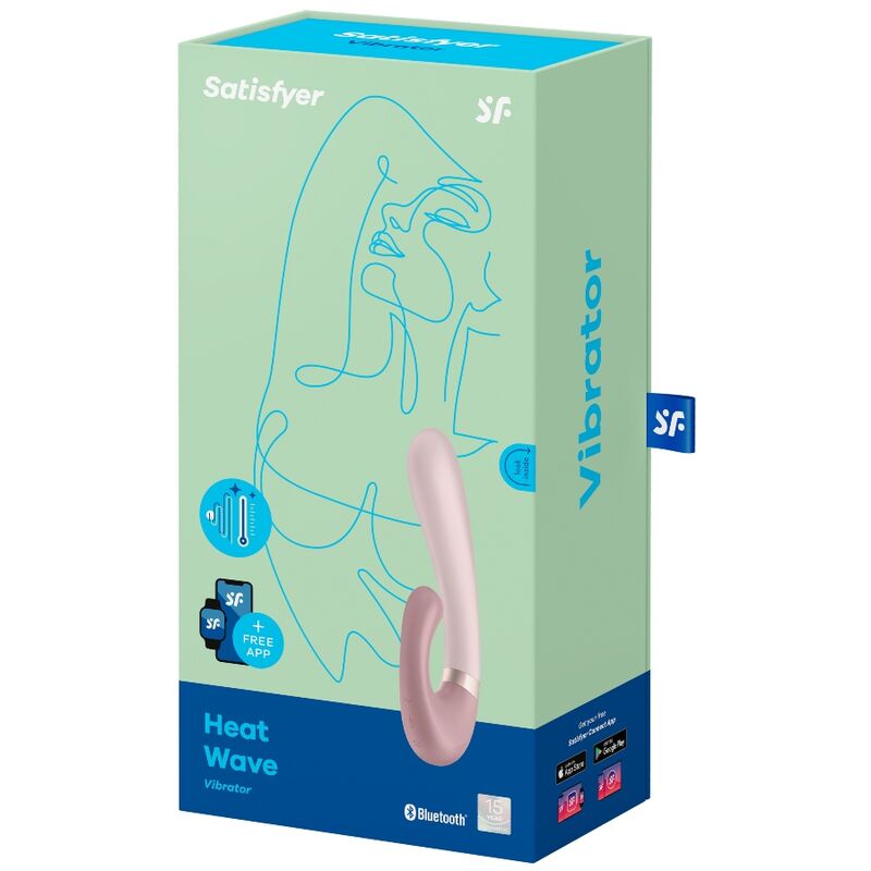 SATISFYER - APP VIBRATORE HEAT WAVE ROSA – Vibratori con APP – foto 4