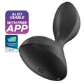 SATISFYER - APP TAPPO VIBRANTE SWEET SEAL NERO – Vibratori con APP