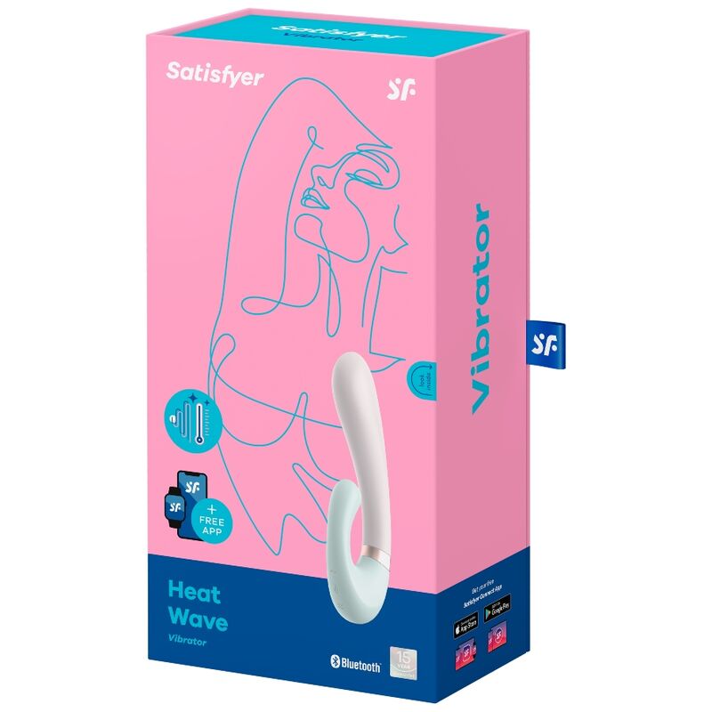 SATISFYER - APP VIBRATORE HEAT WAVE BIANCO – Vibratori con APP – foto 4