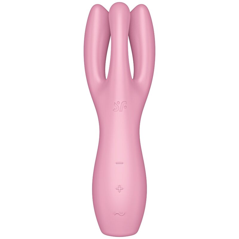 SATISFYER - VIBRATORE THREESOME 3 ROSA – Per il clitoride – foto 3