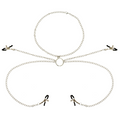 OHMAMA FETISH 4 MORSETTI PER CAPEZZOLI CON COLLANA A CATENA – Morsetti per capezzoli per sadomasochismo