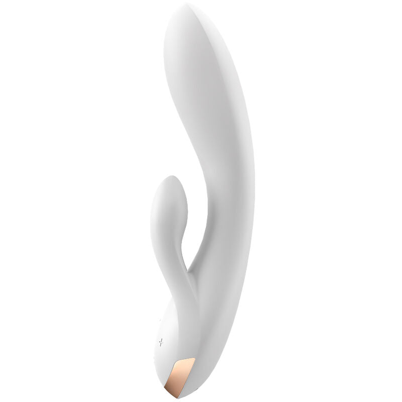 SATISFYER - APP VIBRATORE DOPPIO FLEX BIANCO – Vibratori con APP – foto 2