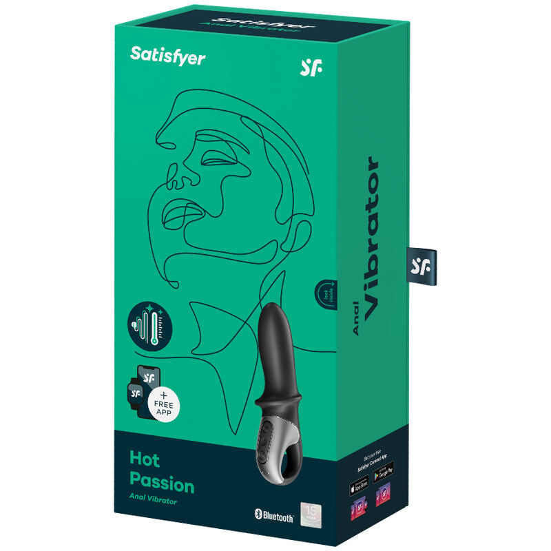 SATISFYER - APP VIBRATORE ANALE HOT PASSION NERO – Vibratori con APP – foto 4