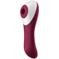 SATISFYER - VIBRATORE DUAL CRUSH AIR PULSE – Stimolatore dell'aria nessuna vibrazione