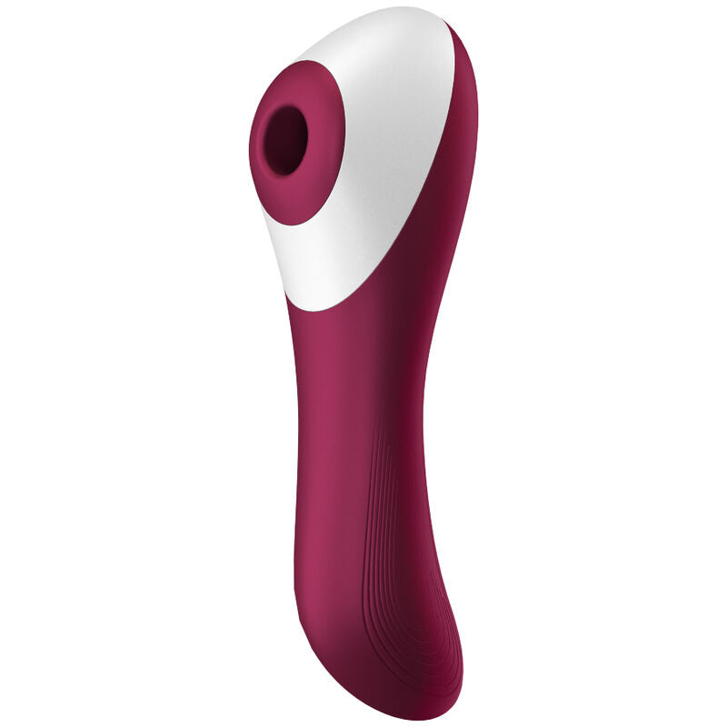 SATISFYER - VIBRATORE DUAL CRUSH AIR PULSE – Stimolatore dell'aria nessuna vibrazione