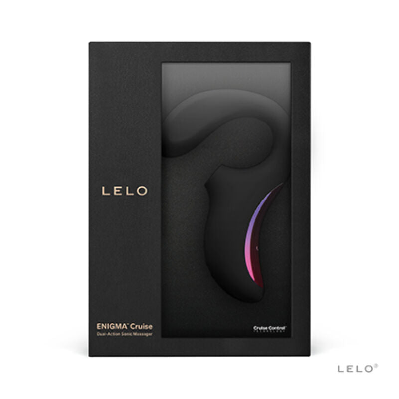 LELO - ENIGMA CRUISE MASSAGGIATORE SONICO A DOPPIA STIMOLAZIONE NERO – Stimolatore dell'aria nessuna vibrazione – foto 5
