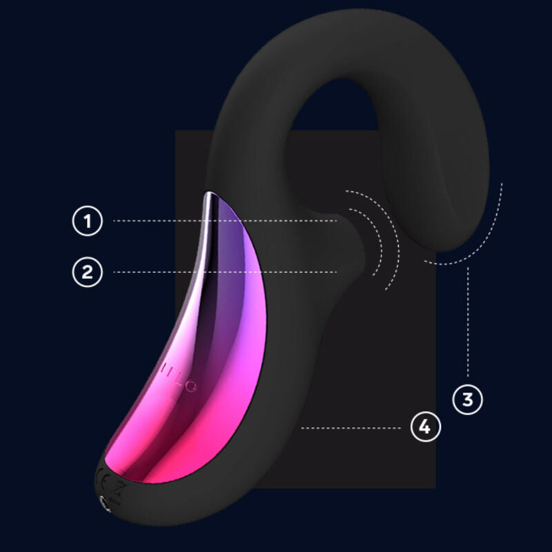 LELO - ENIGMA CRUISE MASSAGGIATORE SONICO A DOPPIA STIMOLAZIONE NERO – Stimolatore dell'aria nessuna vibrazione – foto 3