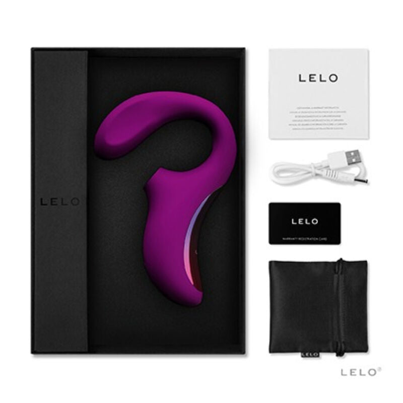 LELO - ENIGMA CRUISE MASSAGGIATORE SONICO A DOPPIA STIMOLAZIONE DEEP ROSE – Stimolatore dell'aria nessuna vibrazione – foto 4