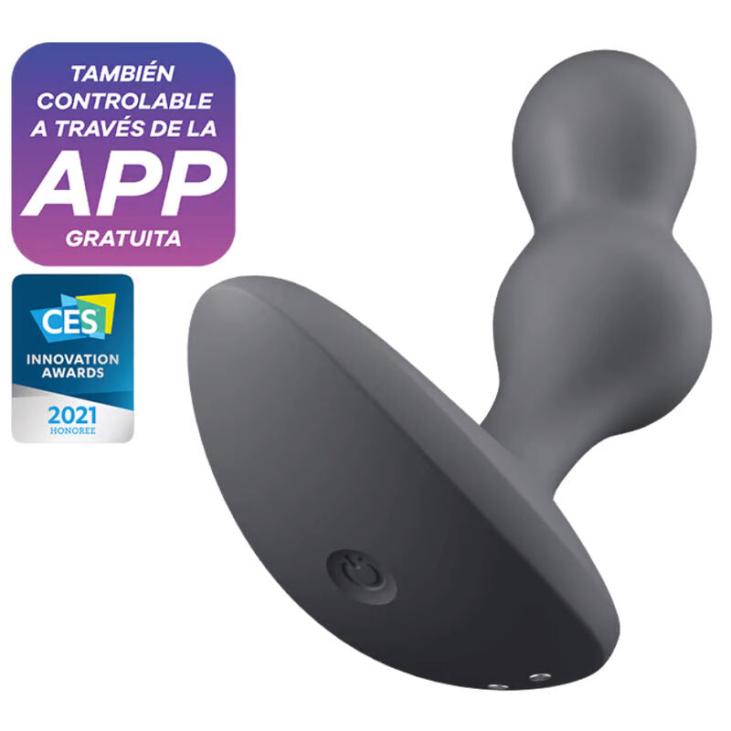 SATISFYER - APP PLUG VIBRANTE DEEP DIVER GRIGIO – Vibratori con APP