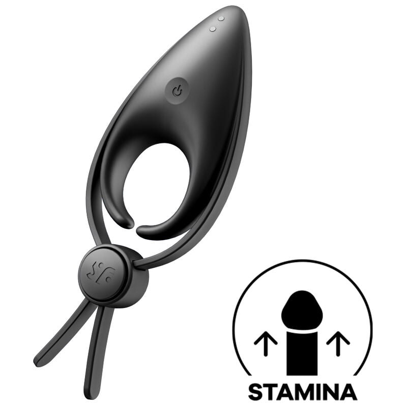 SATISFYER - VIBRATORE AD ANELLO SNIPER NERO – Cockring con vibrazione